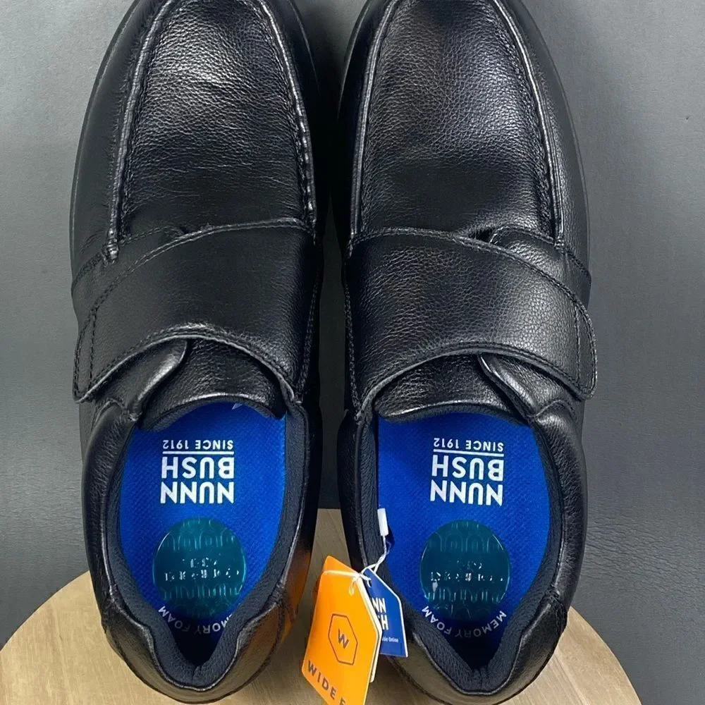Nunn Bush Cam Moc Toe Strap Loafer Shoes mens size 13 w (new without box)
